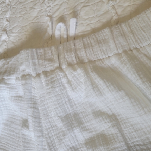 Cynthia Rowley Lightweight 100% Cotton Cropped Pants 2X White NWOT - Picture 8 of 13